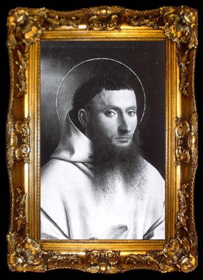 framed  Petrus Christus Portrait of a Karthuizer monk, ta009-2
